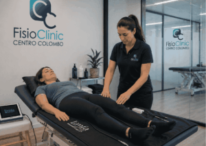 Paziente sottoposta a Limfa Therapy per fibromialgia presso FisioClinic Centro Colombo Genova con supervisione fisioterapica
